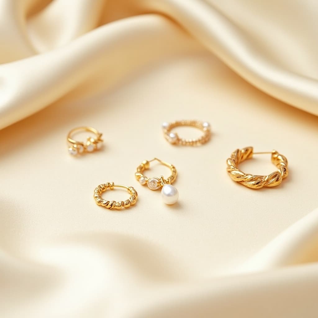 Trio de Brincos Curinga Dourado